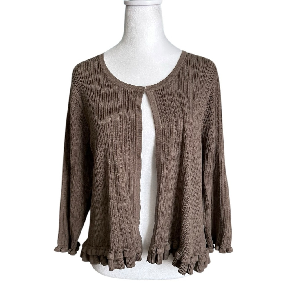 Jeanne Pierre Mudslide Cardigan Sweater Size XL NWT